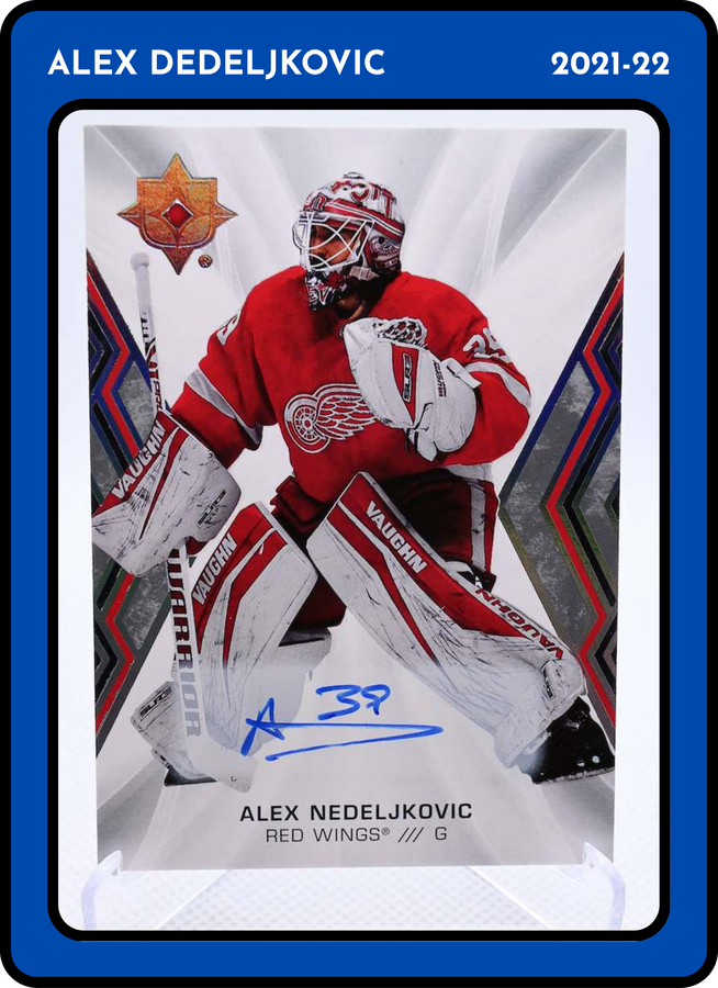 2021-22 Upper Deck Ultimate Collection Alex Nedeljkovic #33 Auto 2021-22 Upper Deck Ultimate Collection Alex Nedeljkovic #33 Auto